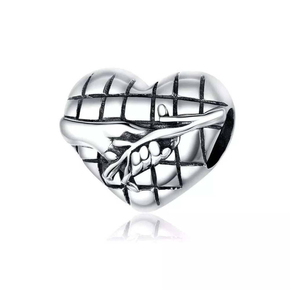New Silver Cz European Charms Beads Fit Pendora Bracelet Necklace Jewelry